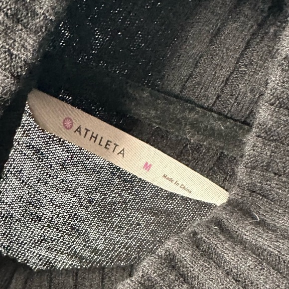 ATHLETA 100% Merino Wool Cowl Neck Sweater Dress - MEDIUM - Picture 4 of 8